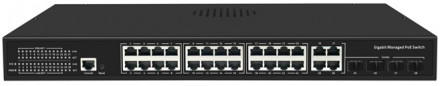 Коммутатор PoE управляемый PRIORAT PRT-SG-1428PM